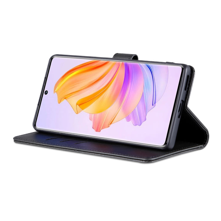 For Honor 80 SE AZNS Skin Feel Calf Texture Flip Leather Phone Case