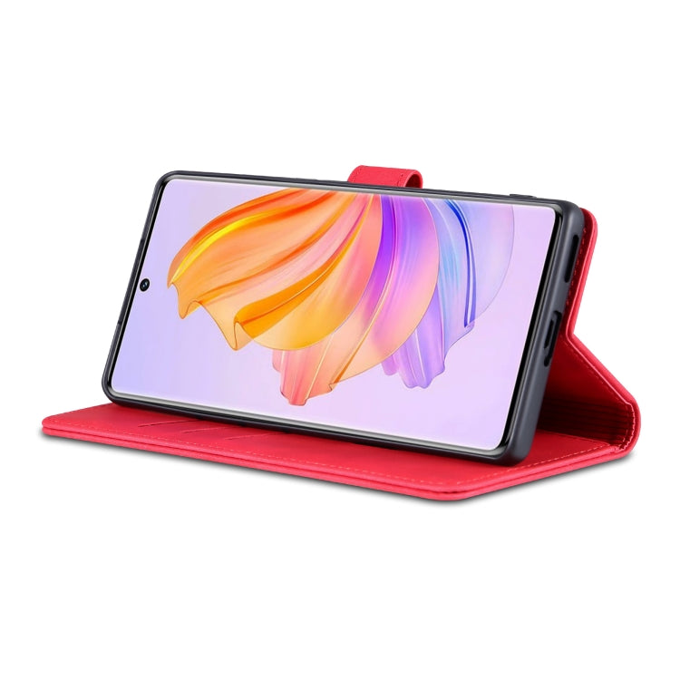 For Honor 80 SE AZNS Skin Feel Calf Texture Flip Leather Phone Case