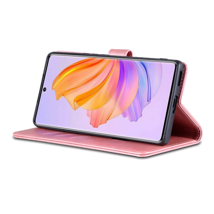 For Honor 80 SE AZNS Skin Feel Calf Texture Flip Leather Phone Case