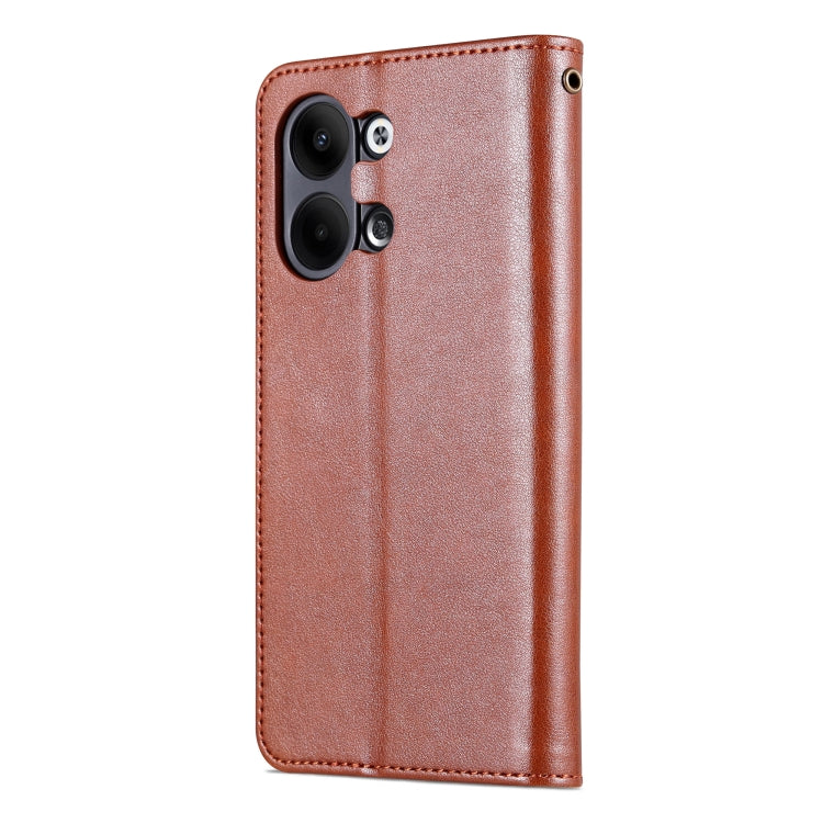 For OPPO Reno9 / Reno9 Pro AZNS Sheepskin Texture Flip Leather Phone Case