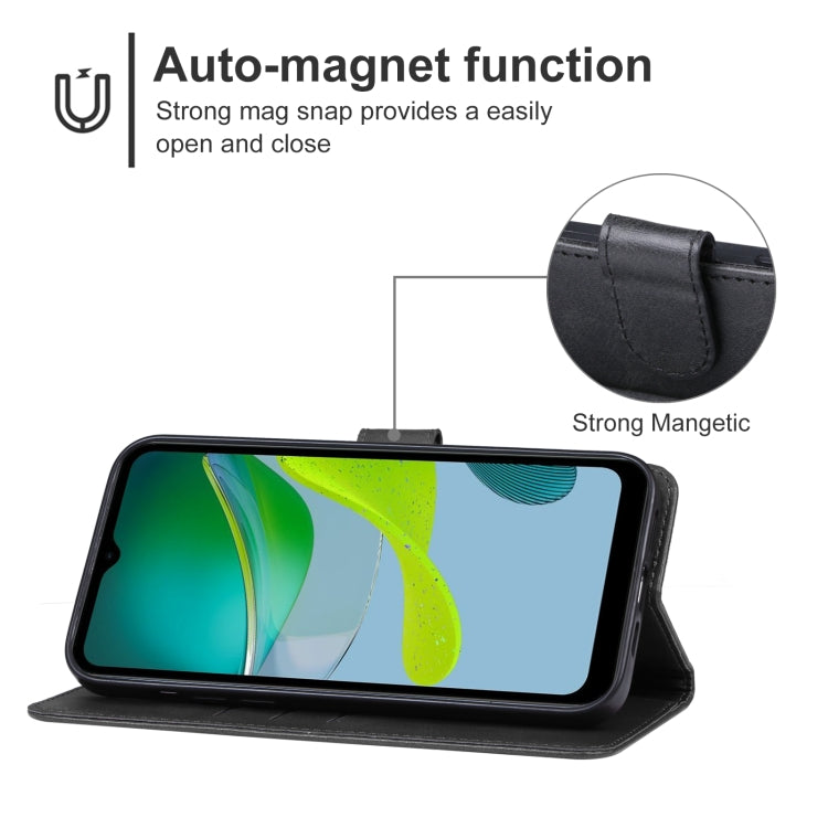 For Motorola Moto E13 Leather Phone Case