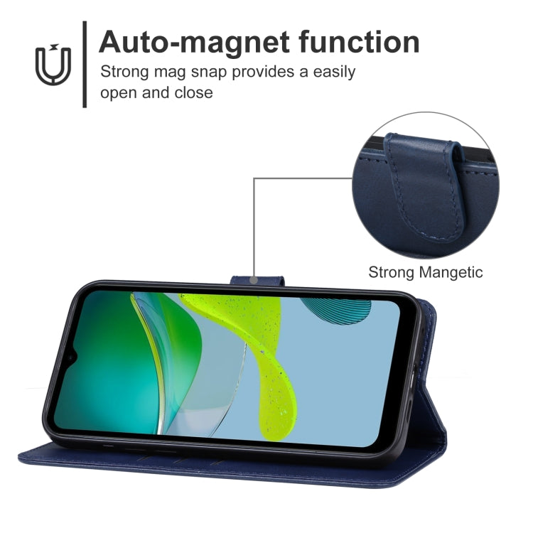 For Motorola Moto E13 Leather Phone Case