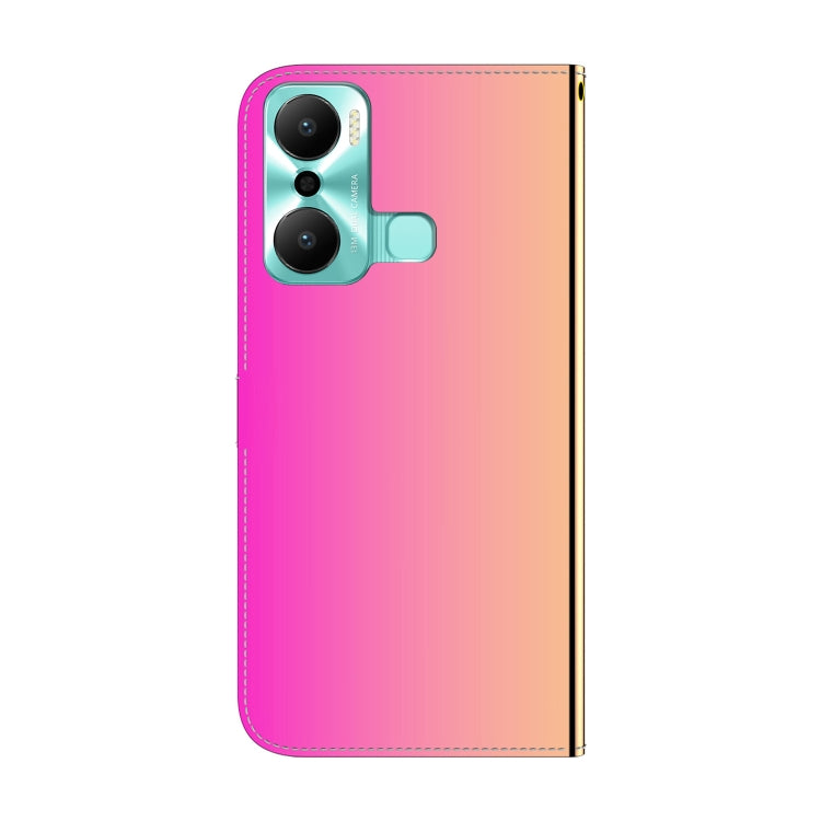 For Infinix Hot 20 Play Imitated Mirror Surface Flip Leather Phone Case