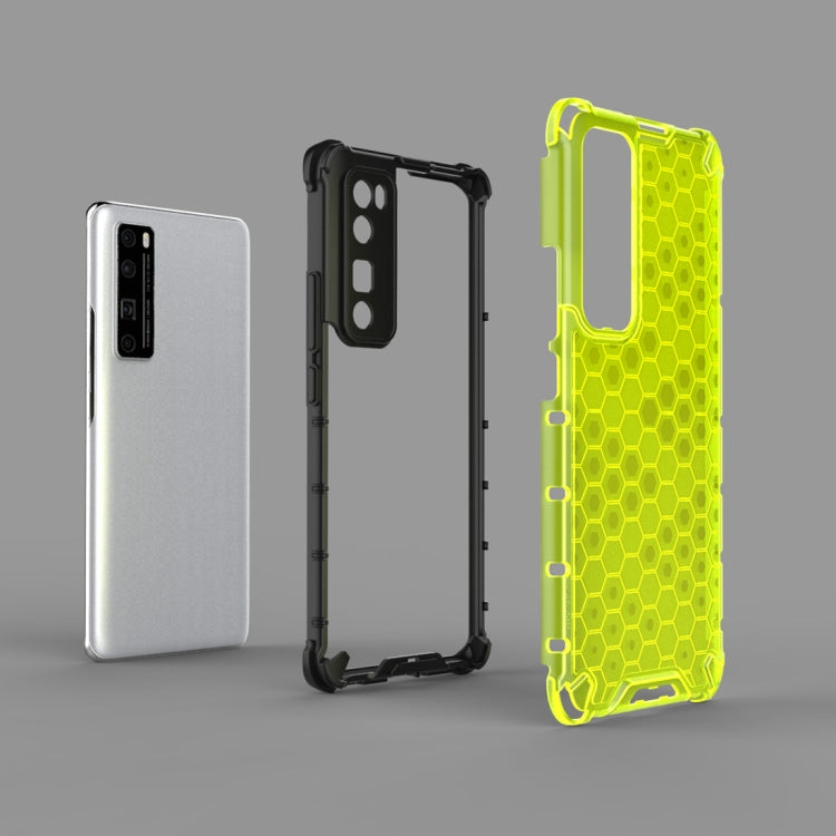 For Huawei nova 7 Pro 5G Shockproof Honeycomb PC + TPU Protective Case