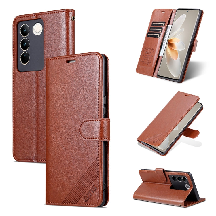 For Vivo S16 / S16 Pro AZNS Sheepskin Texture Flip Leather Phone Case
