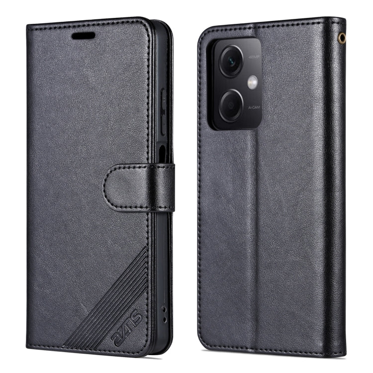 For Xiaomi Redmi Note 12 AZNS Sheepskin Texture Flip Leather Phone Case