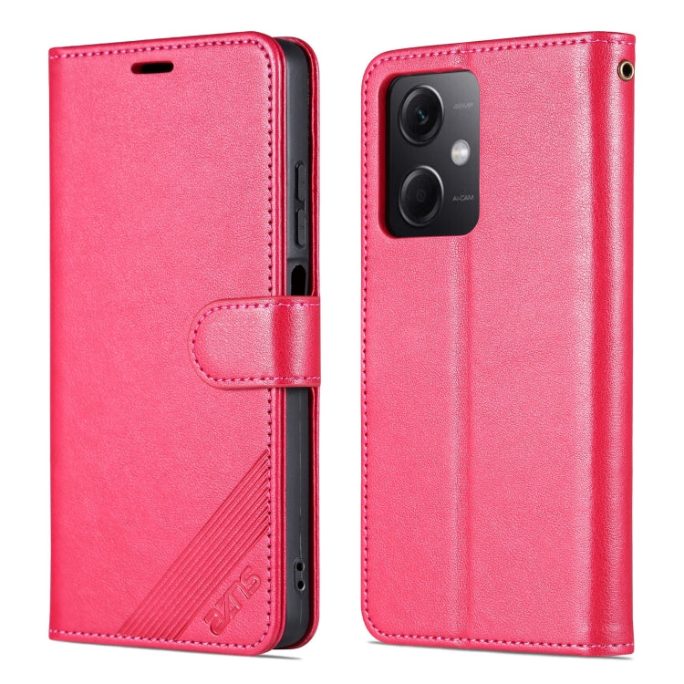 For Xiaomi Redmi Note 12 AZNS Sheepskin Texture Flip Leather Phone Case