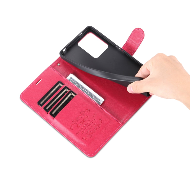 For Xiaomi Redmi Note 12 AZNS Sheepskin Texture Flip Leather Phone Case