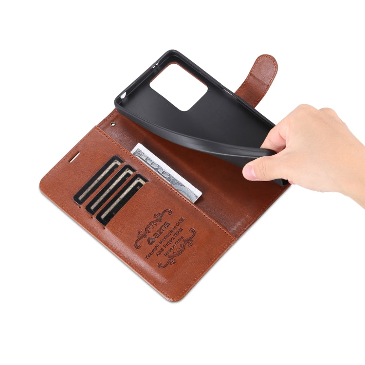 For Xiaomi Redmi Note 12 AZNS Sheepskin Texture Flip Leather Phone Case