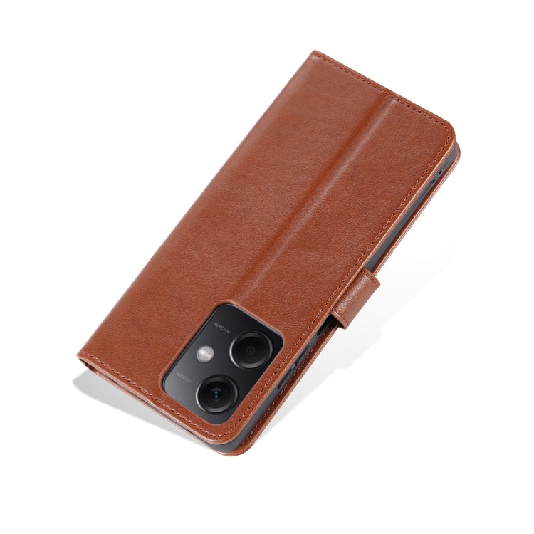 For Xiaomi Redmi Note 12 AZNS Sheepskin Texture Flip Leather Phone Case