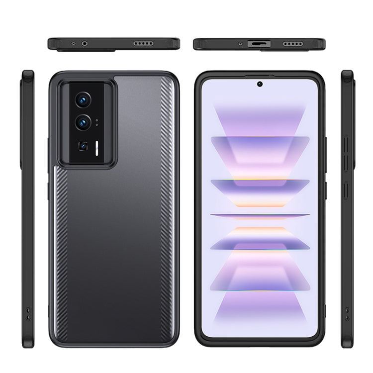 For Xiaomi Redmi K60 Armor Clear TPU Hard PC Phone Case