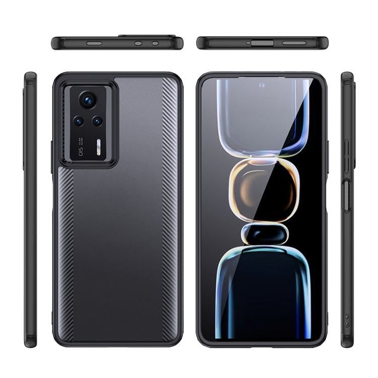 For Xiaomi Redmi K60E Armor Clear TPU Hard PC Phone Case