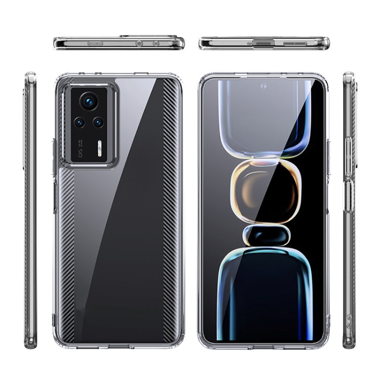 For Xiaomi Redmi K60E Armor Clear TPU Hard PC Phone Case