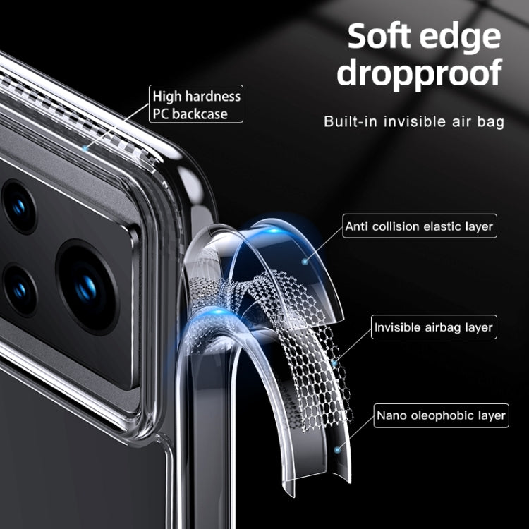 For Xiaomi Redmi K60E Armor Clear TPU Hard PC Phone Case