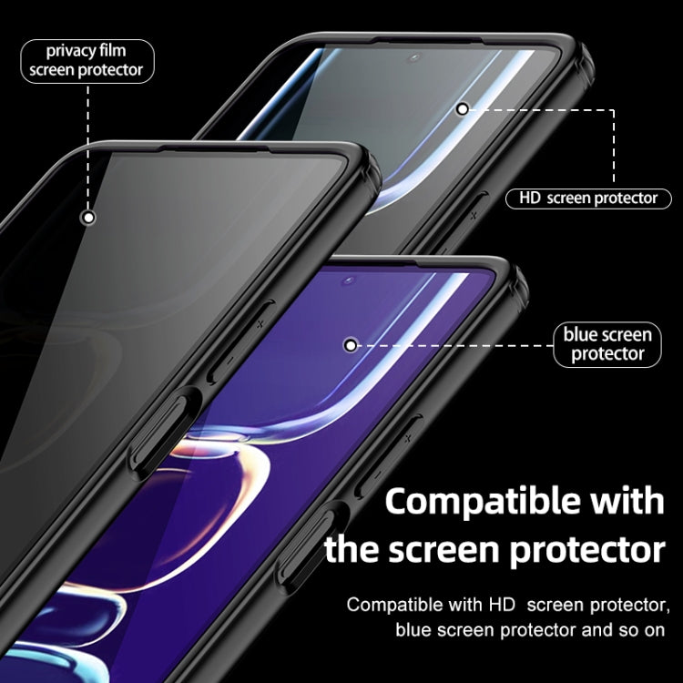 For Xiaomi Redmi K60E Armor Clear TPU Hard PC Phone Case