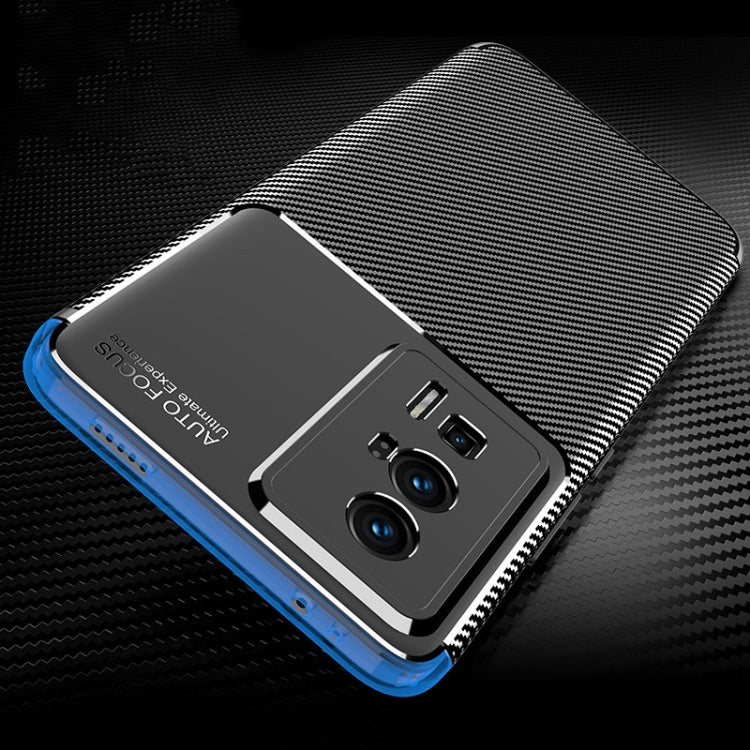 For Xiaomi Redmi K60 Carbon Fiber Texture Shockproof TPU Phone Case(Black)