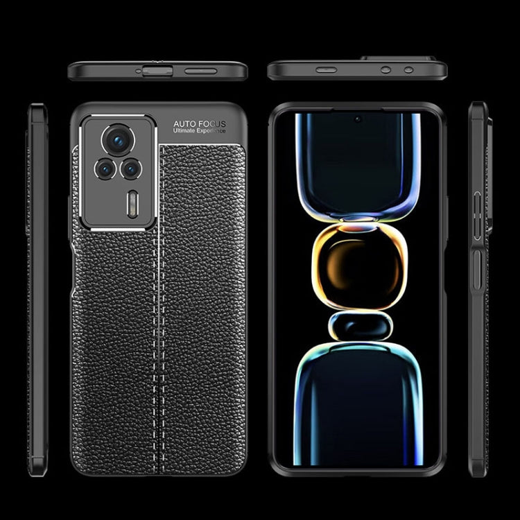 For Xiaomi Redmi K60E Litchi Texture TPU Phone Case