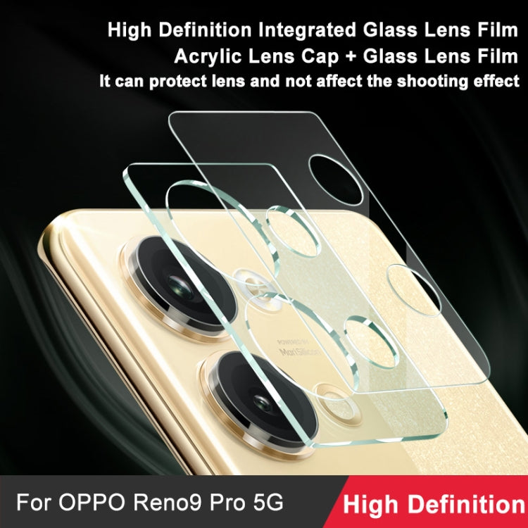 For OPPO Reno9 5G/Reno9 Pro 5G imak Integrated Rear Camera Lens Tempered Glass Film