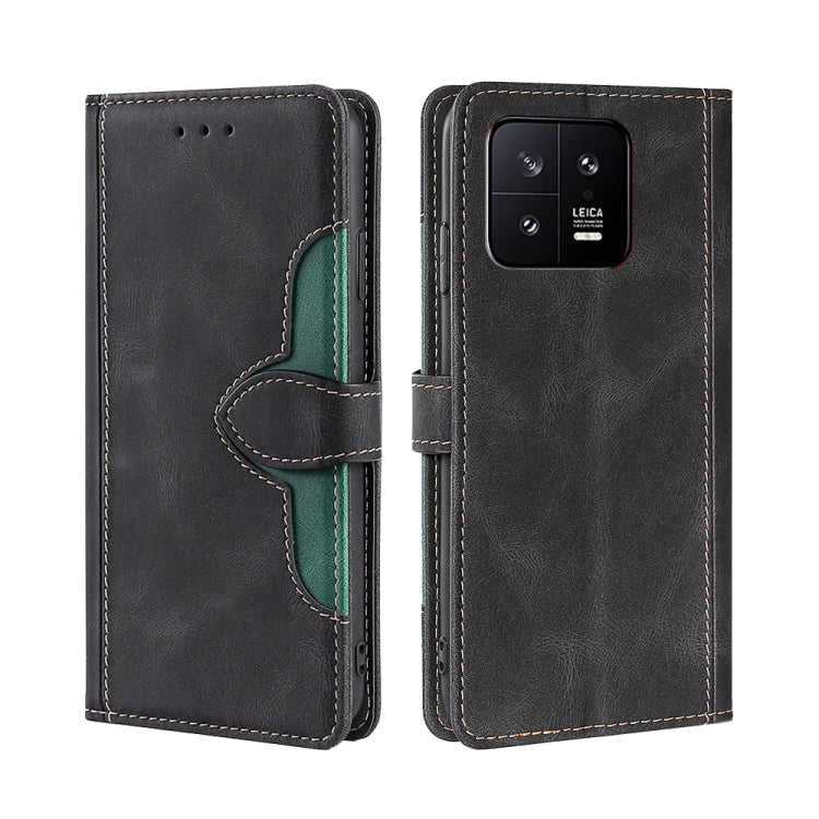 For Xiaomi 13 Skin Feel Magnetic Buckle Leather Phone Case