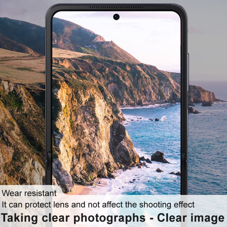 For OPPO Find N2 Flip 5G 1 Sets imak Integrated Lens Film + Glass Rear Screen Sticker