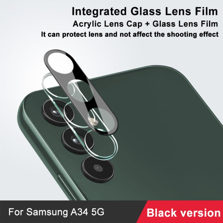 For Samsung Galaxy A34 5G imak High Definition Integrated Glass Lens Film Black Version