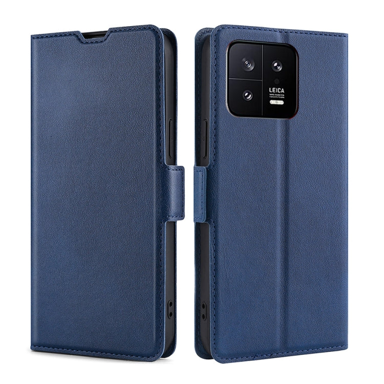 For Xiaomi 13 Ultra-thin Voltage Side Buckle Leather Phone Case
