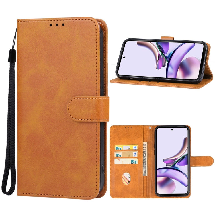 For Motorola Moto G13 / G23 Leather Phone Case