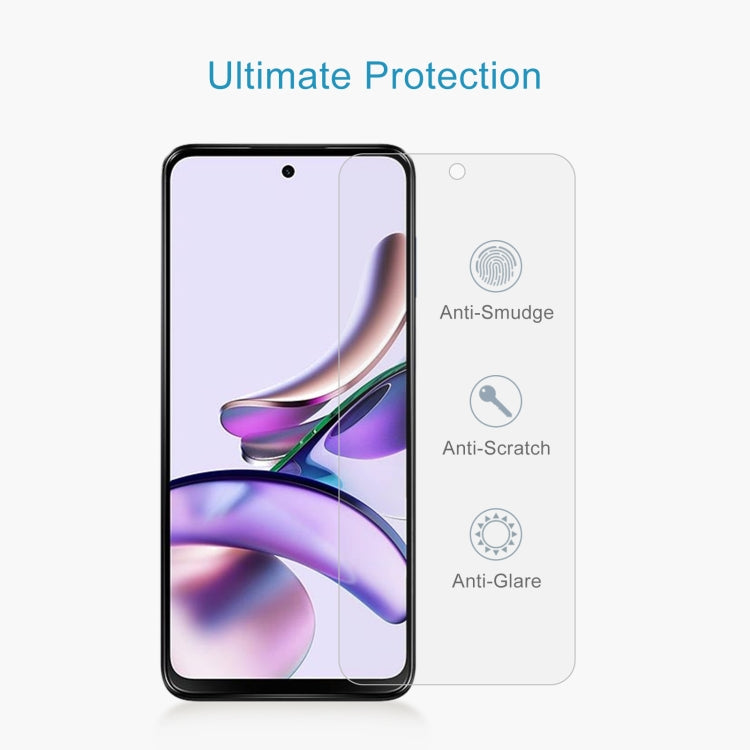 For Motorola Moto G13 10 PCS 0.26mm 9H 2.5D Tempered Glass Film