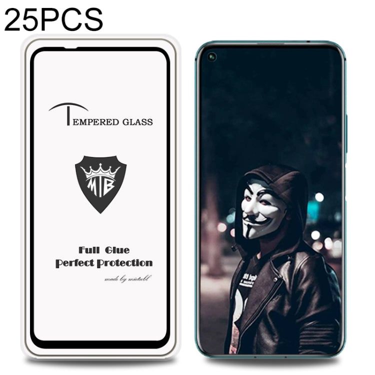 For Huawei Honor 20 Pro 25 PCS MIETUBL 9H Full Glue Full Screen Tempered Glass Film
