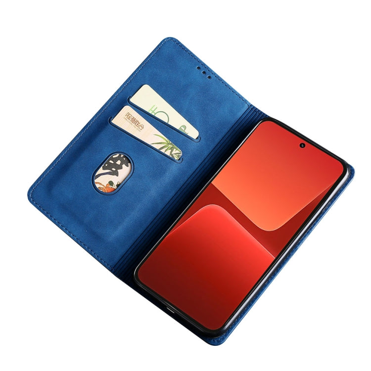 For Xiaomi 13 Skin Feel Magnetic Horizontal Flip Leather Phone Case