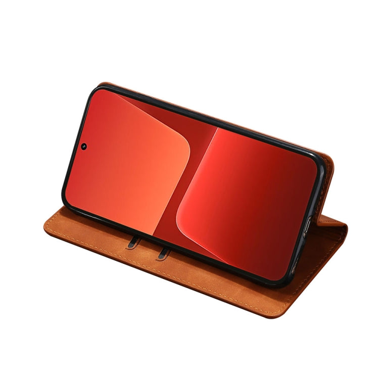 For Xiaomi 13 Pro Skin Feel Magnetic Horizontal Flip Leather Phone Case