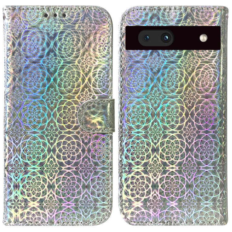 For Google Pixel 7a Colorful Magnetic Buckle Leather Phone Case