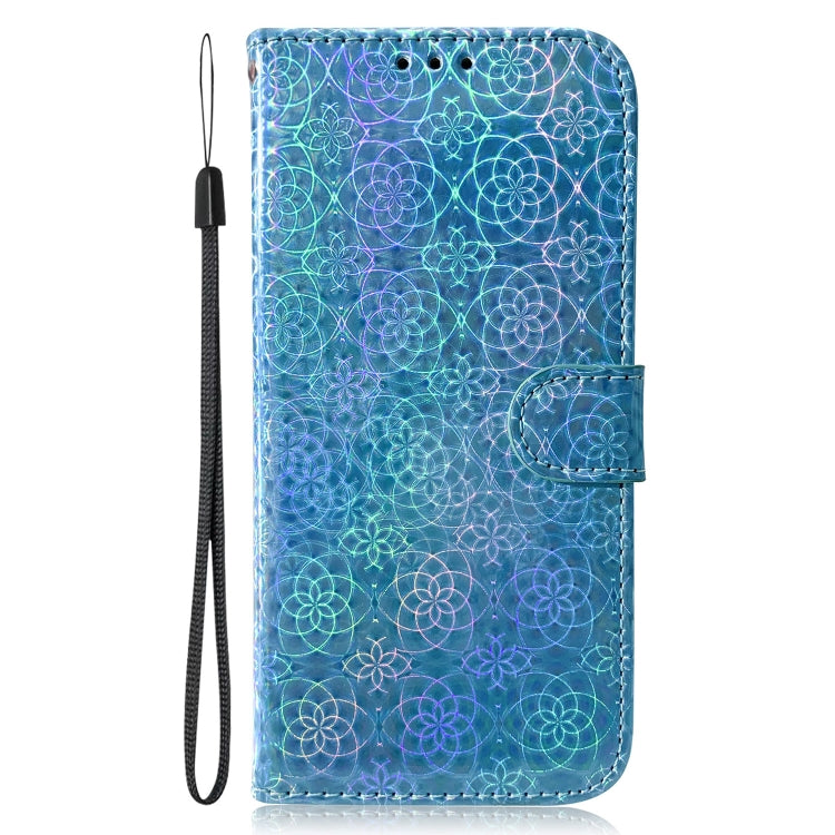 For OPPO A58 Colorful Magnetic Buckle Leather Phone Case