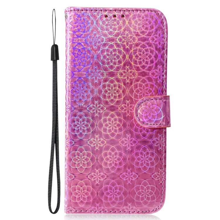 For OPPO A58 Colorful Magnetic Buckle Leather Phone Case