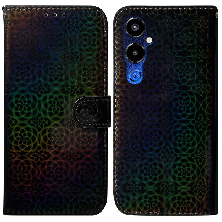 For Tecno Pova 4 Pro Colorful Magnetic Buckle Leather Phone Case