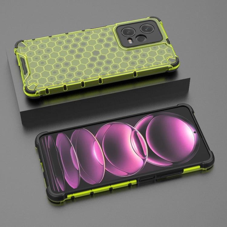 For Xiaomi Poco X5 Shockproof Honeycomb PC + TPU Phone Case