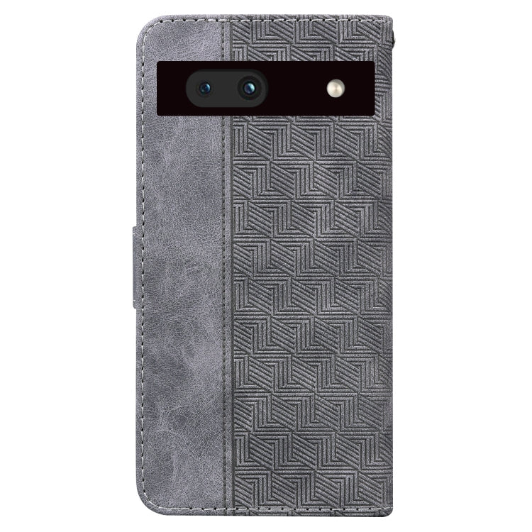 For Google Pixel 7a Geometric Embossed Flip Leather Phone Case