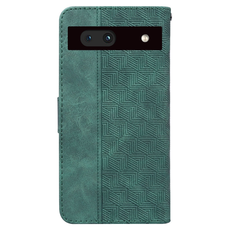 For Google Pixel 7a Geometric Embossed Flip Leather Phone Case