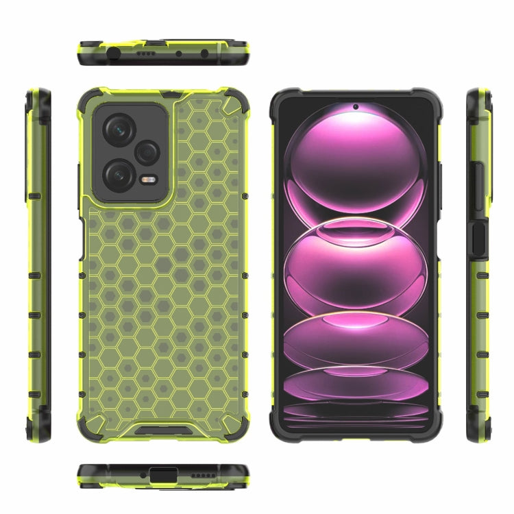 For Xiaomi Poco X5 Pro Shockproof Honeycomb PC + TPU Phone Case