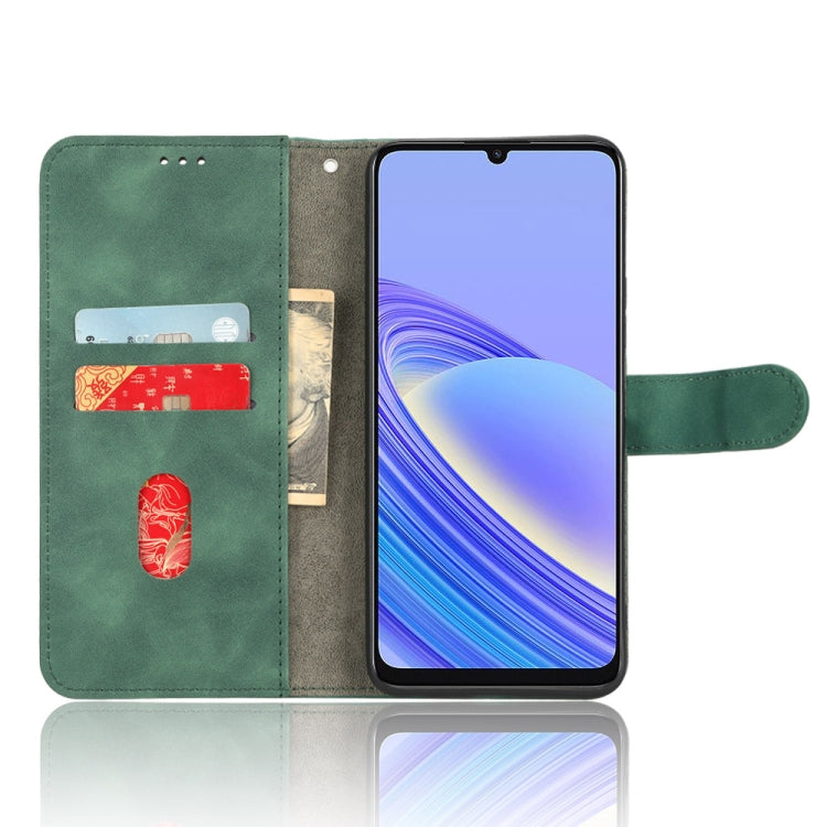 For TCL 40SE Skin Feel Magnetic Flip Leather Phone Case