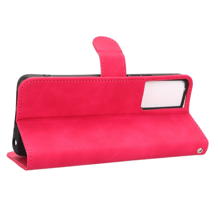 For TCL 40SE Skin Feel Magnetic Flip Leather Phone Case