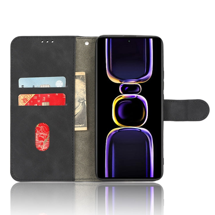 For Xiaomi Redmi K60 / K60 Pro Skin Feel Magnetic Flip Leather Phone Case