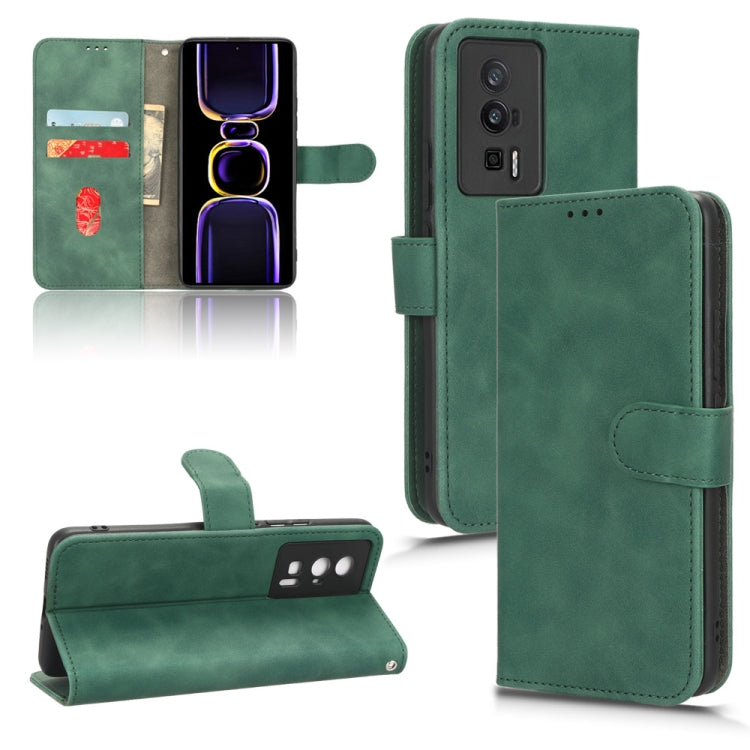 For Xiaomi Redmi K60 / K60 Pro Skin Feel Magnetic Flip Leather Phone Case