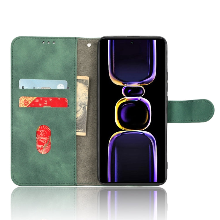 For Xiaomi Redmi K60 / K60 Pro Skin Feel Magnetic Flip Leather Phone Case