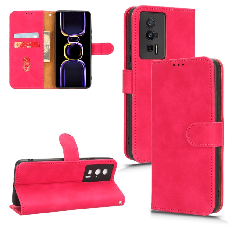 For Xiaomi Redmi K60 / K60 Pro Skin Feel Magnetic Flip Leather Phone Case