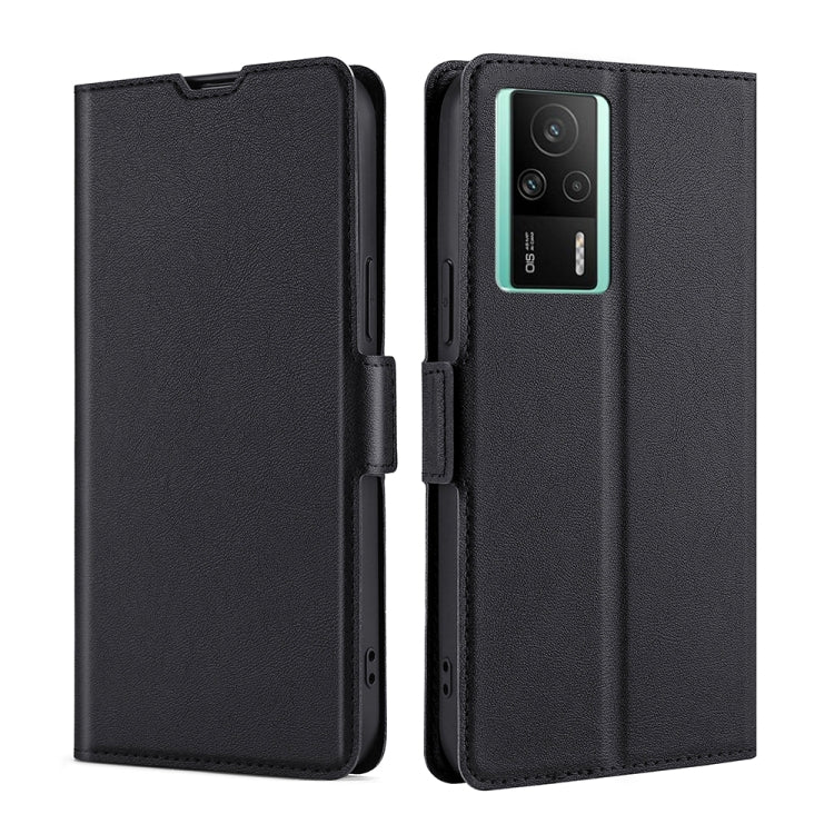 For Xiaomi Redmi K60E Ultra-thin Voltage Side Buckle Horizontal Flip Leather Phone Case