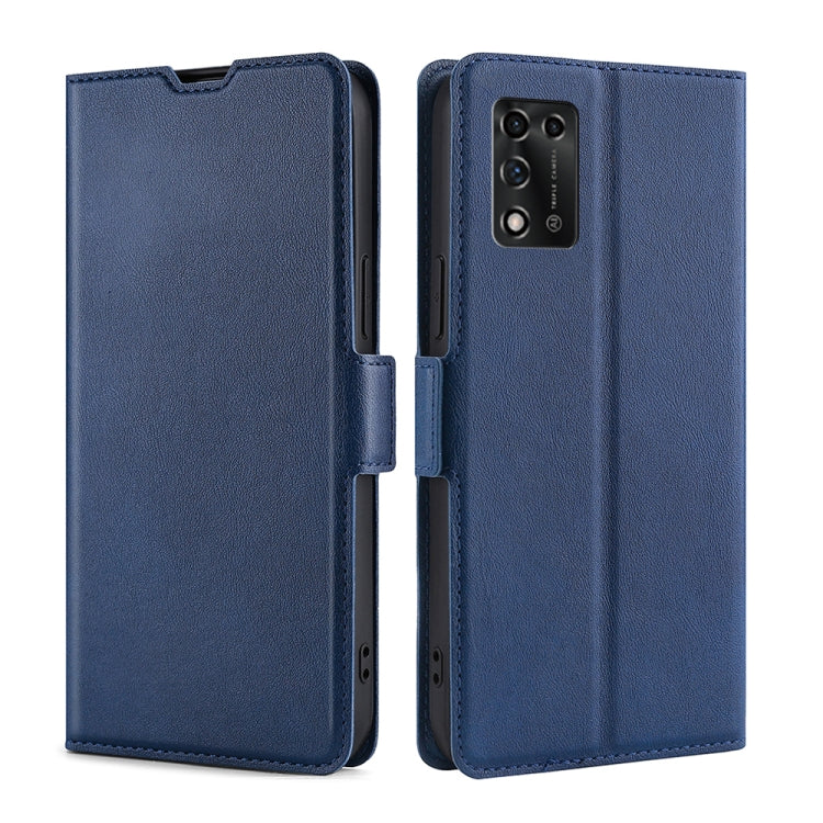 For ZTE Libero 5G III Ultra-thin Voltage Side Buckle Horizontal Flip Leather Phone Case