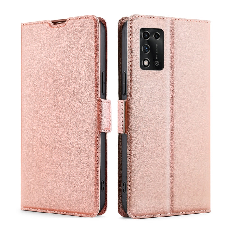 For ZTE Libero 5G III Ultra-thin Voltage Side Buckle Horizontal Flip Leather Phone Case