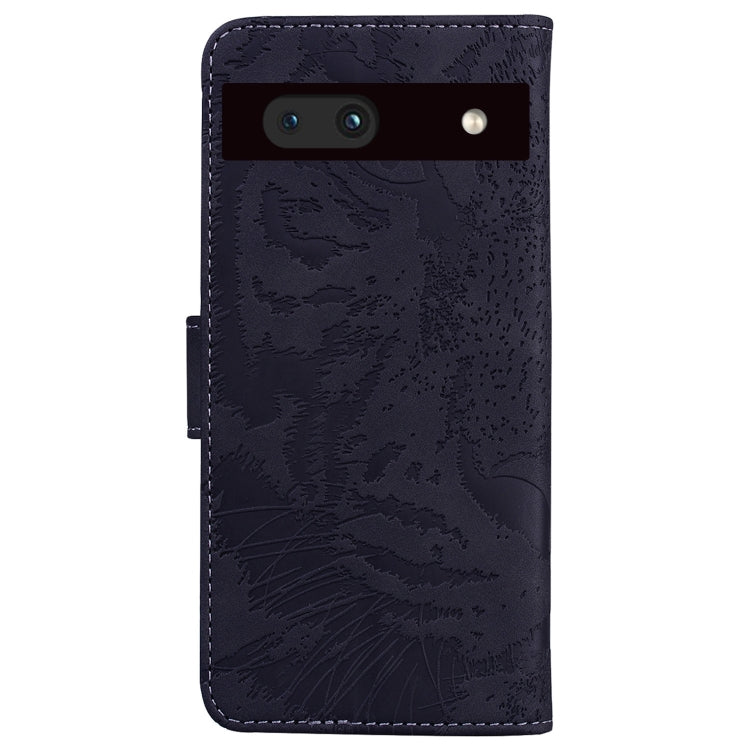 For Google Pixel 7a Tiger Embossing Pattern Flip Leather Phone Case
