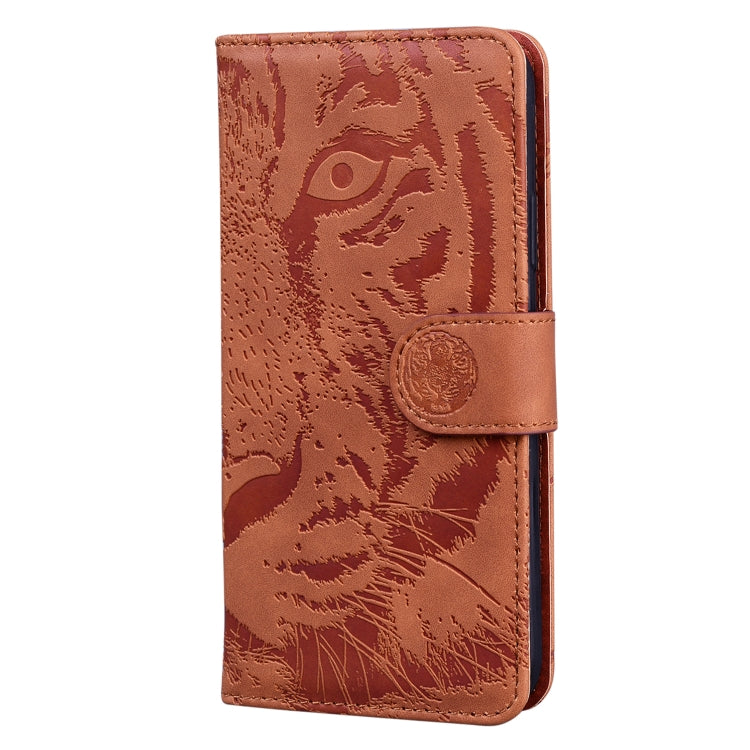 For Google Pixel 7a Tiger Embossing Pattern Flip Leather Phone Case